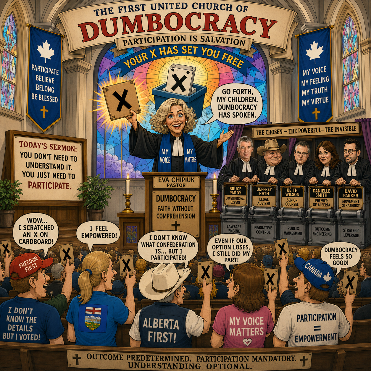 The First United Church of Dumbocracy